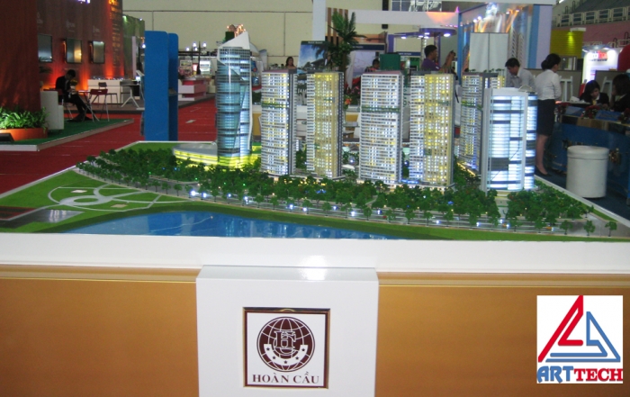 Mô hình khu dân cư Tân Thuận Tây - Mô Hình ARTTECH - Công Ty TNHH Thiết Kế Xây Dựng ARTTECH